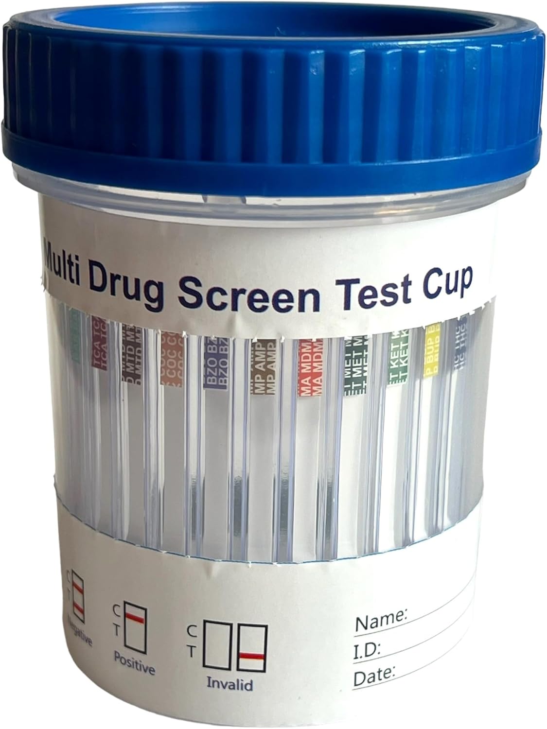 13 in 1 Drug Test Kit Cup | Results in 5 Mins | Test for Cannabis, Cocaine, Ecstasy, Amphetamines, Ecstasy, Opiates, Ketamine, Methadone and 5 Other Common Drugs of Abuse