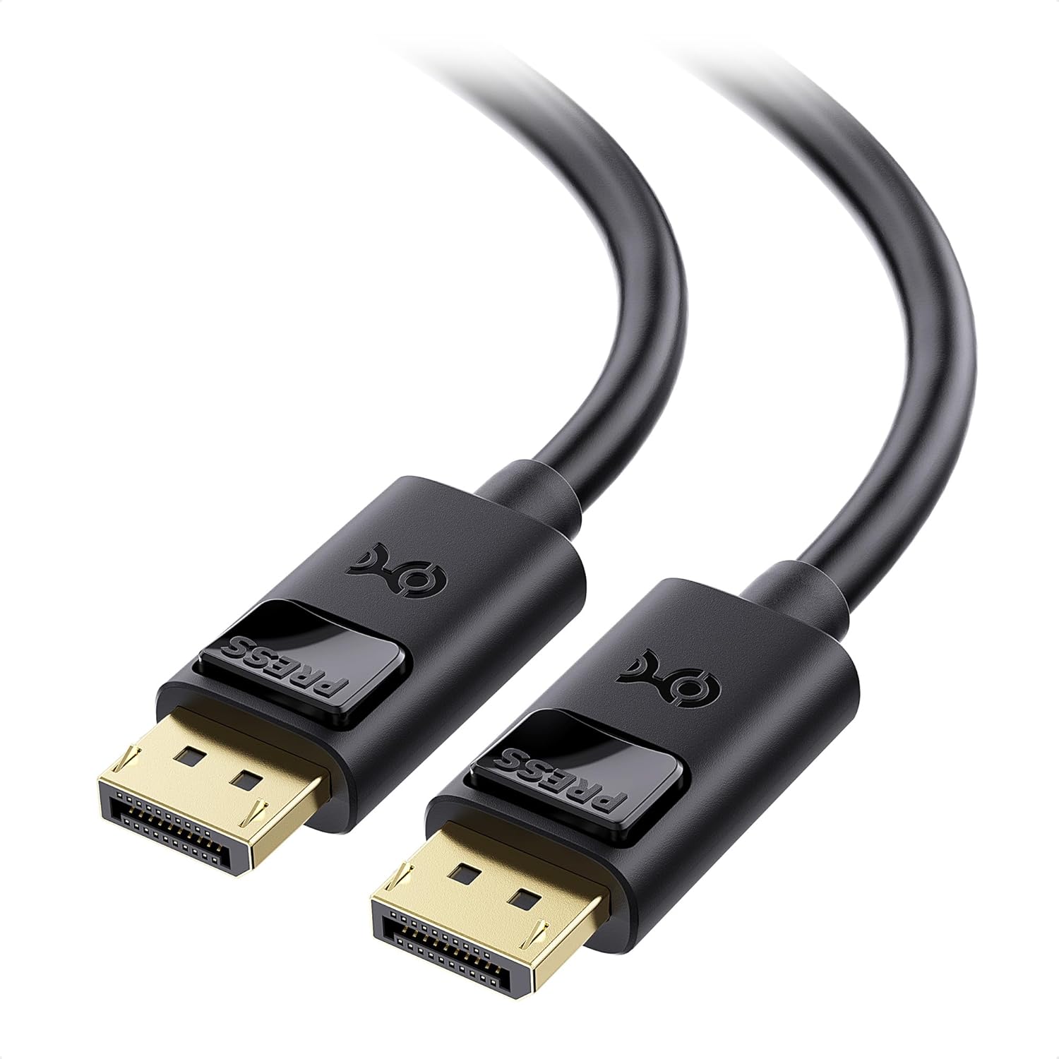 Cable Matters 32.4Gbps DisplayPort 1.4 Cable - 6ft, Support 8K 60Hz, 4K 240Hz DisplayPort Cable 1.4 with FreeSync, G-SYNC and HDR for Gaming Monitor, PC, RTX 4080/4090, RX 6800/6900