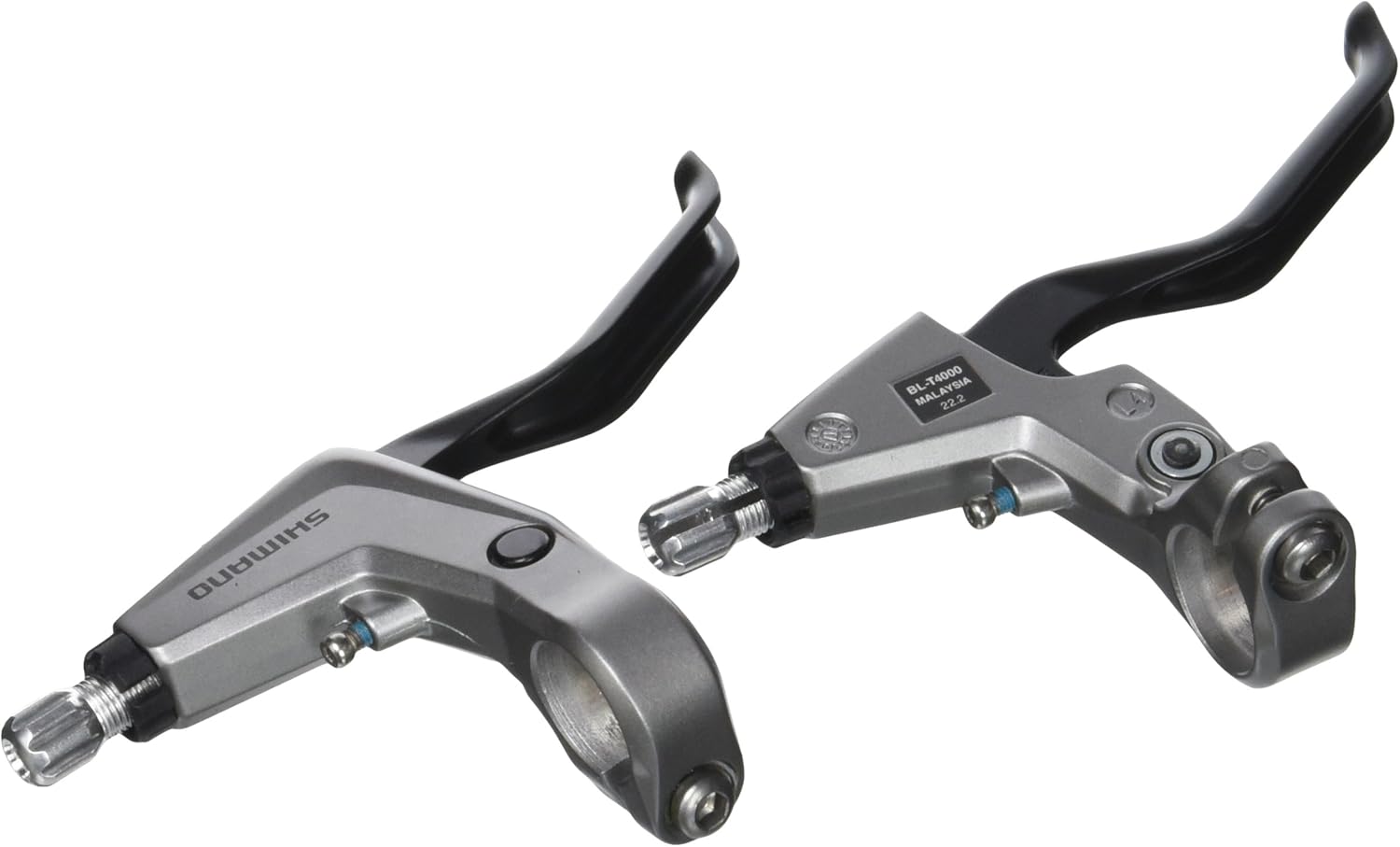 Shimano BL-T4000 Alivio 2-finger brake levers for V-brakes - silver