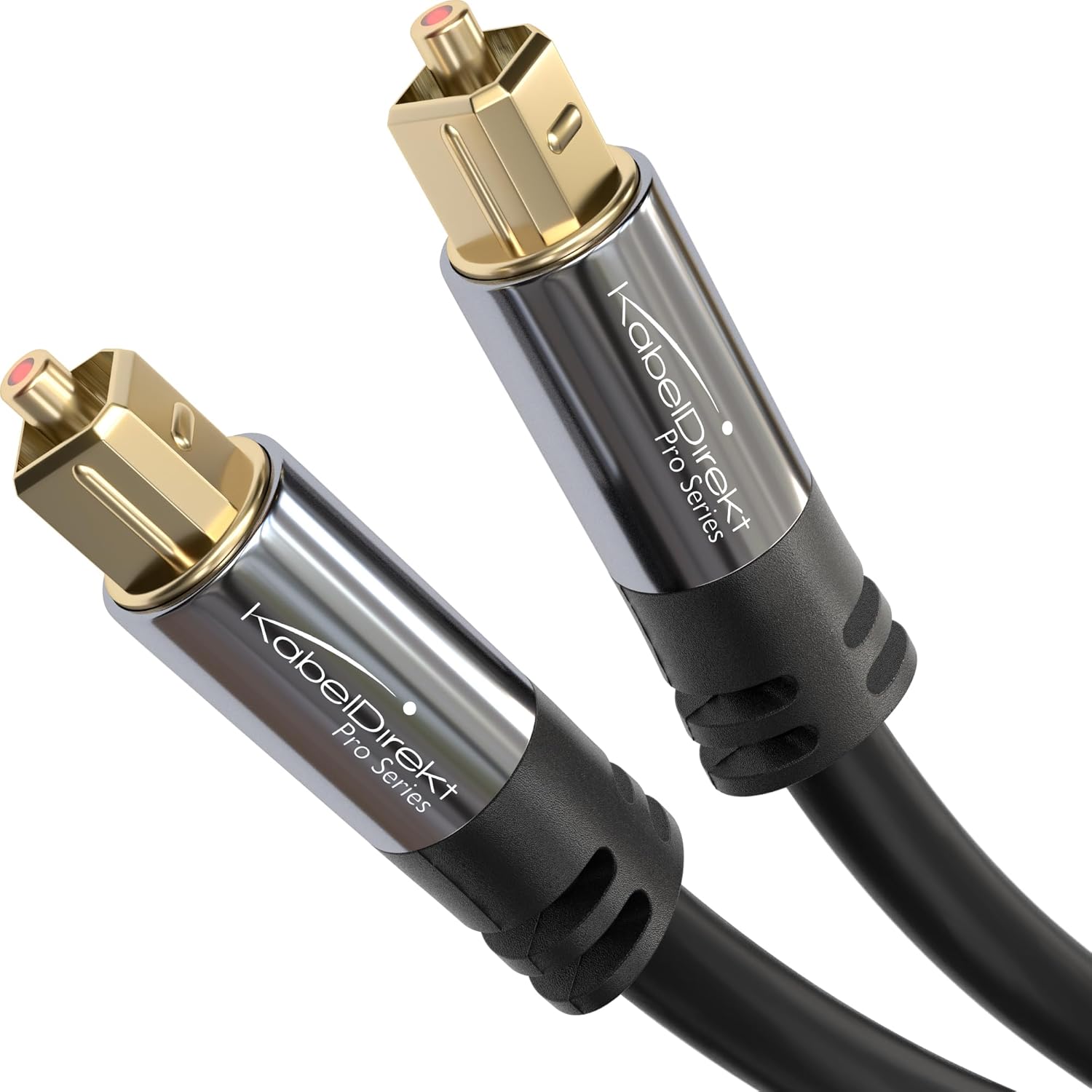TOSLINK Cable, optical audio cable – 1.5m Fibre optic lead for soundbars (digital S/PDIF, stereo systems/amplifiers/amps, home cinema, Xbox One/PS4) – CableDirect