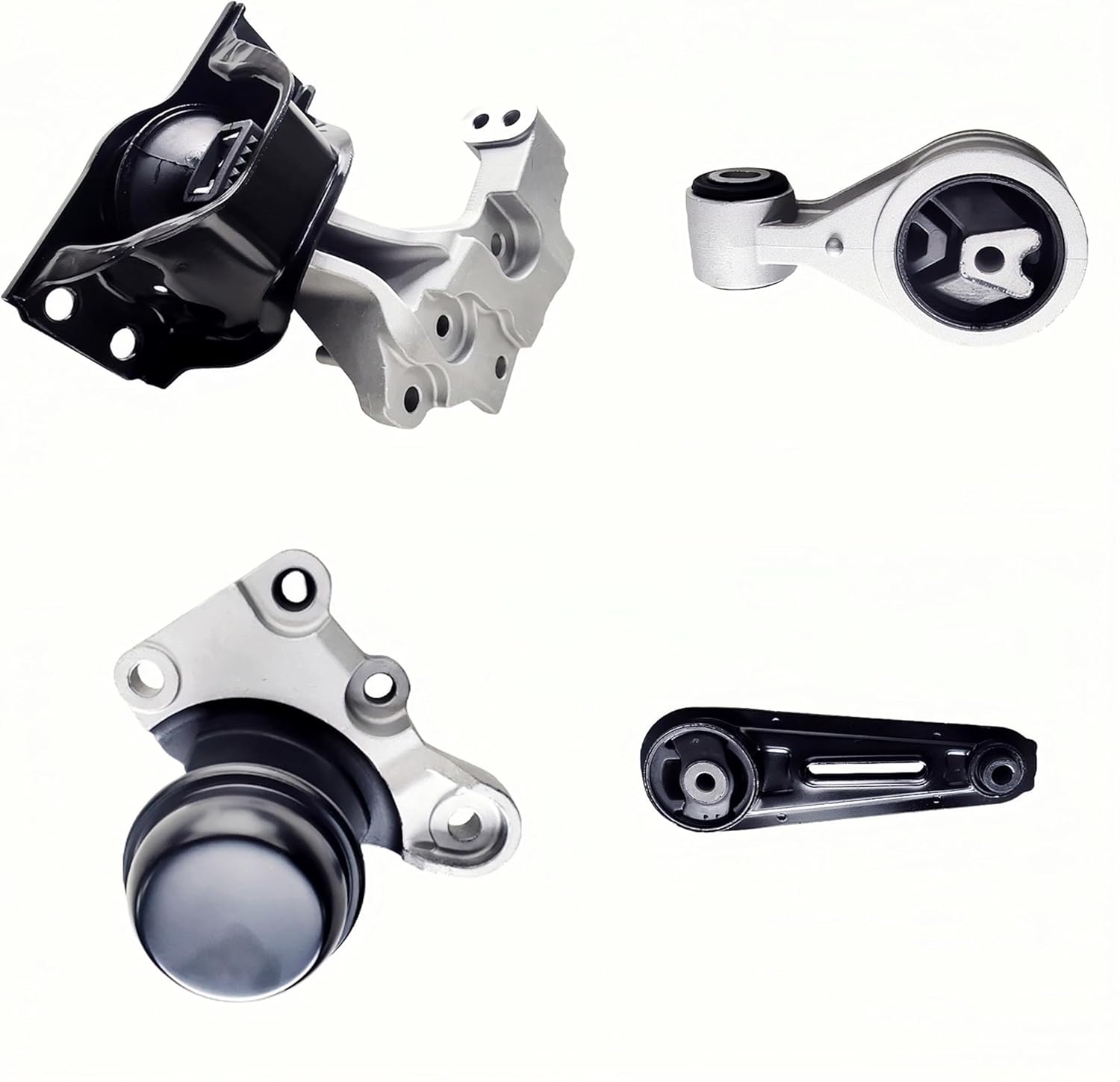 Engine Motor Mount Set 3Pcs for 2008-2013 Nissan Rogue 2.5L/2014 2015 Rogue Select 2.5L 2WD A7370 A7384 A4351 A4352