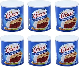 Crisco Vegetable Shortening, 48 fl oz (Pack of 6)
