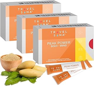 Performance Enhancer |Boosts Energy, Focus & Cognitive Function |Caffeine-Free |Supports Mental Clarity & Well-Being |Mango Leaf Extract (Zynamite) |Fast-Acting |10 Sticks (Pack of 3)