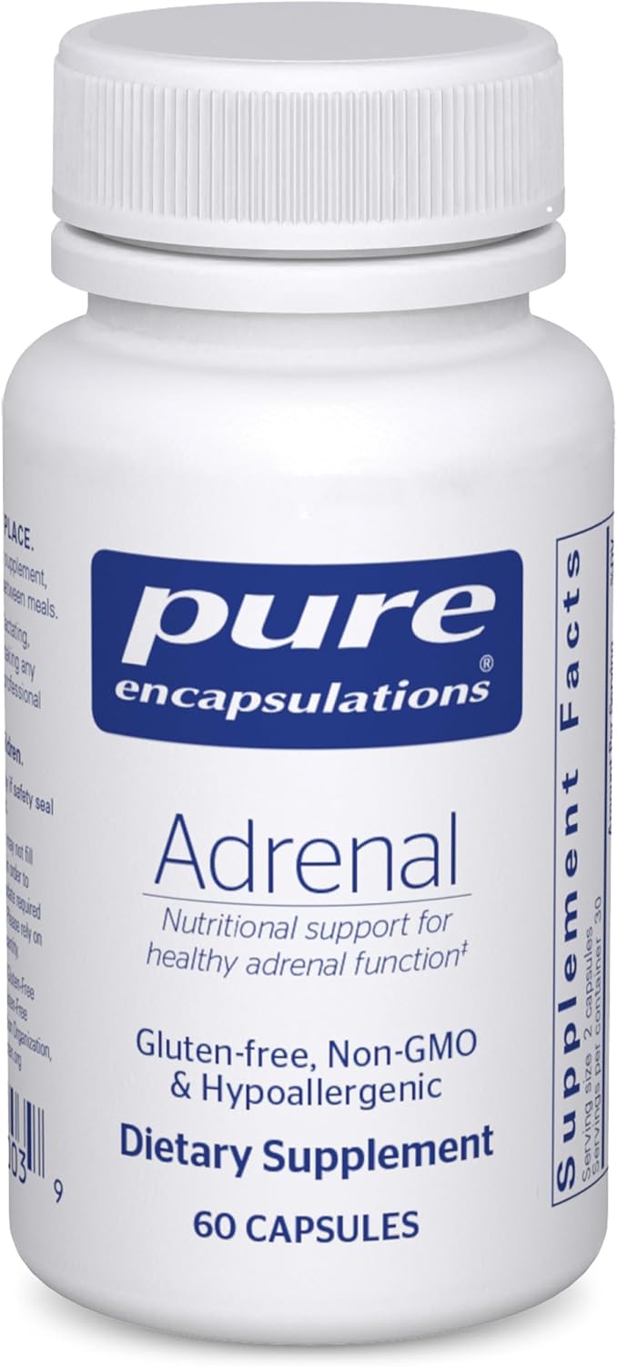 Pure Encapsulations Adrenal Cortex Supplement, 60 Capsules
