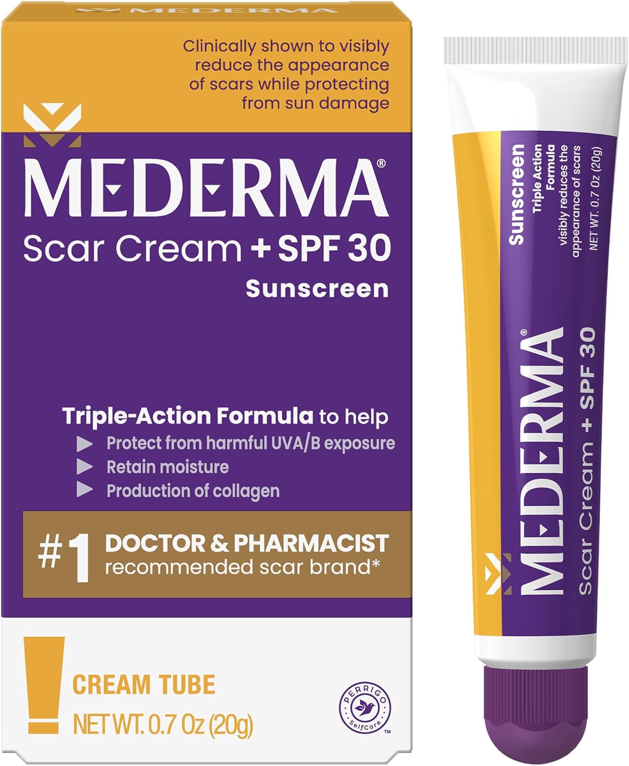 Mederma Scar Cream Plus Spf 30 (20 G), 0.7 Ounce, 20 grams