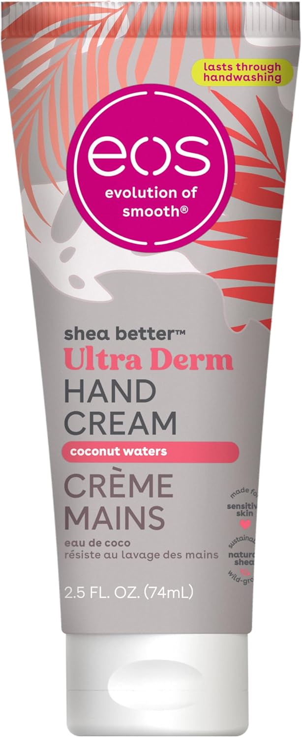 Shea Better Hand Cream - Coconut | 24 Hour Hydration that Lasts through Handwashing | Fast-Absorbing & Non-Greasy | 2.5 oz