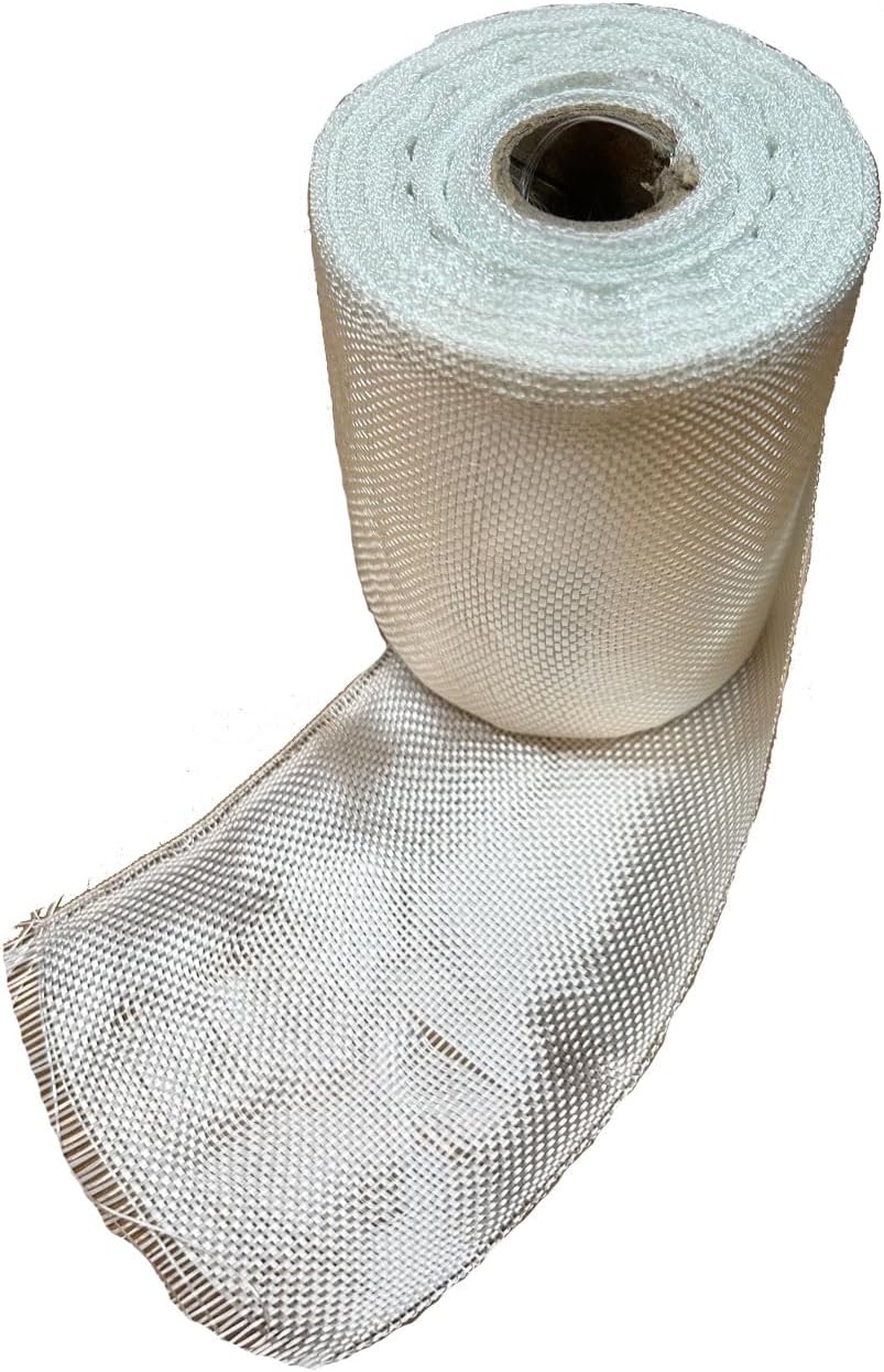 Swindon Composite Supplies : Fibreglass Cloth Tape - Woven Glass Fibre Cloth - Re-Enforcement for Use with Resin (100mm Wide - 1 Meter)
