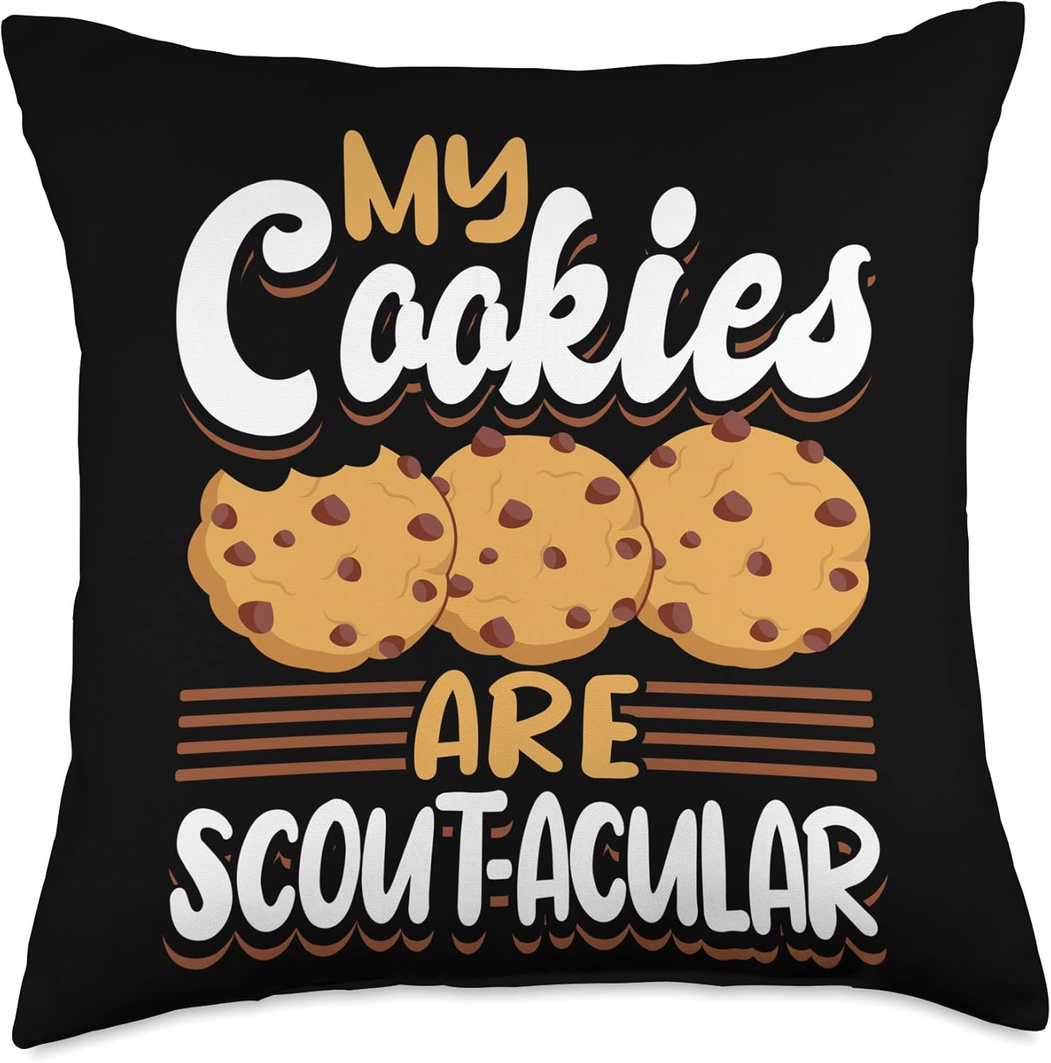 Scout My Cookies Are Scout- Acular Throw Pillow