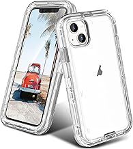 ORIbox for iPhone 15 Case Clear, [10 FT Military Grade Drop Protection], Transparent Heavy Duty Shockproof Anti-Fall Case for iPhone 15 Phone Case,6.1 inch,3 in 1, Crystal Clear