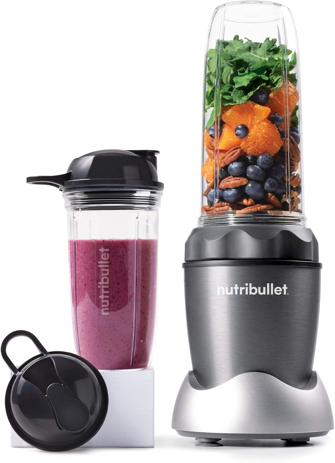 NutriBullet ZNB30100Z Pro 1000 Personal Blender, 32-Ounce, Light Gray