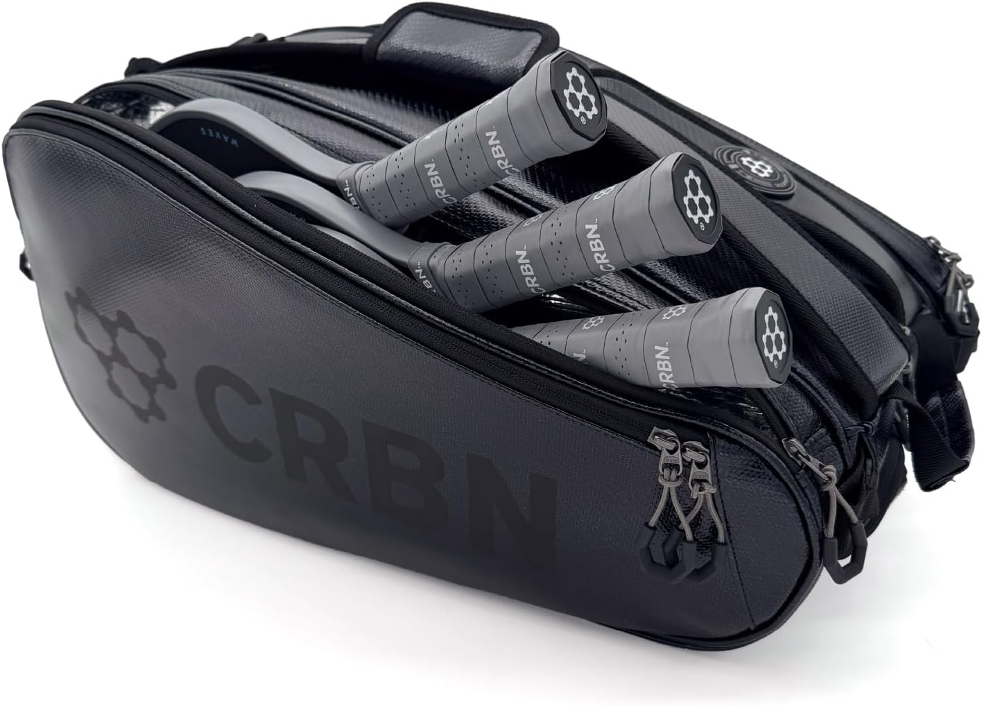 CRBN Pickleball - Pro Team Tour Paddle Bag with Built-In Zip-Off Sling Bag
