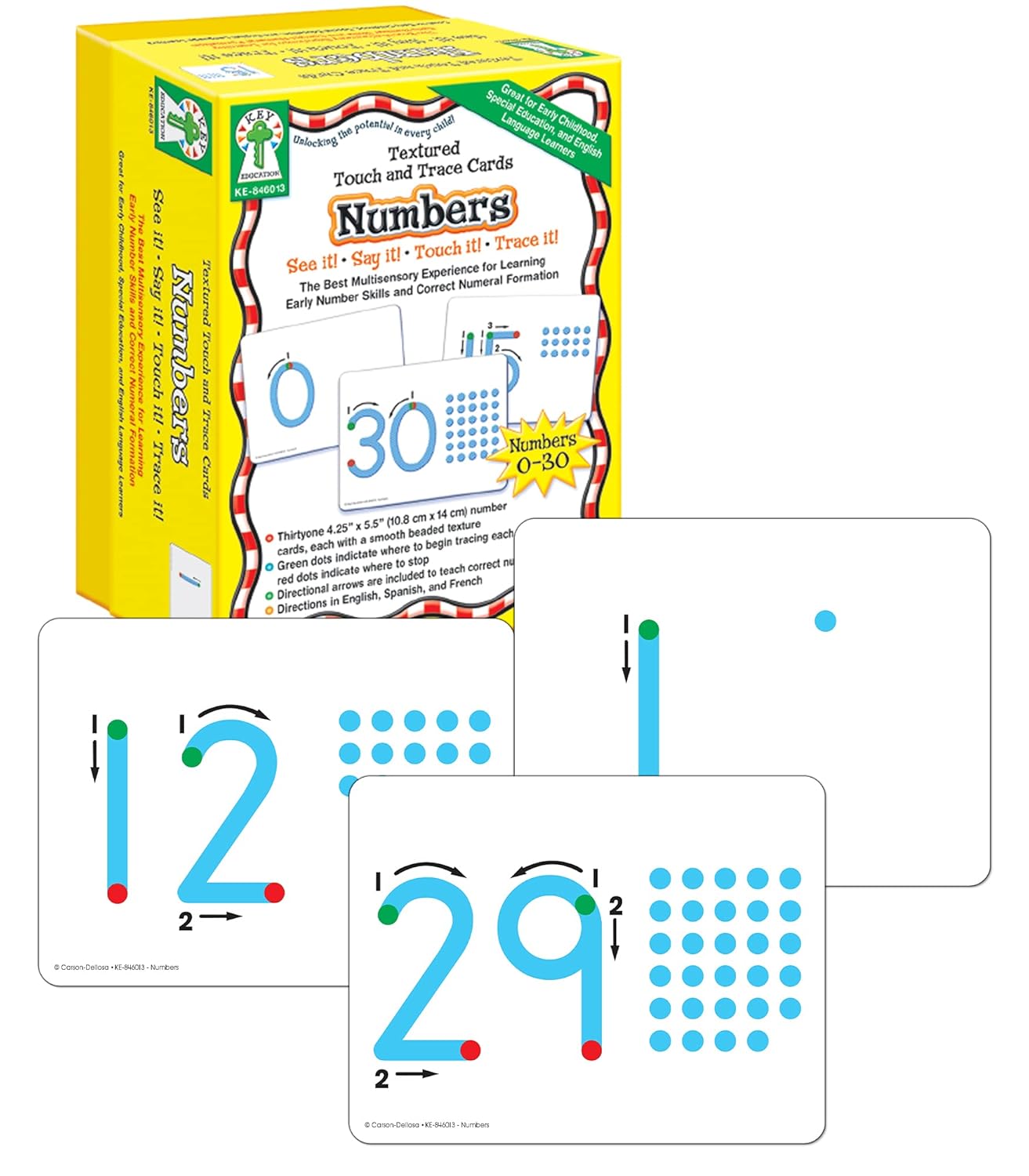 Textured Touch and Trace: Numbers: The Best Multisensory Experience for Learning Early Number Skills and Correct Numeral Formation