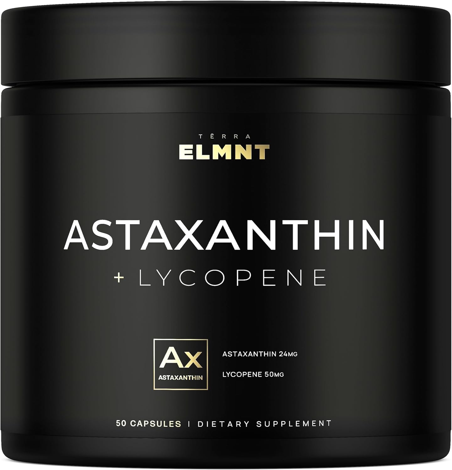 Astaxanthin 24mg + Lycopene 50mg Clinical Strength Carotenoids Skin Supplement w. 100% Natural Astaxanthin from MicroAlgae - Best Astaxanthin Supplements for Skin Health & Pigmentation - Astaxantina