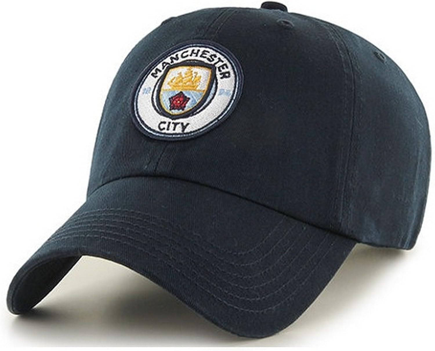 Manchester City FC Adults Official Football Crest Baseball Cap