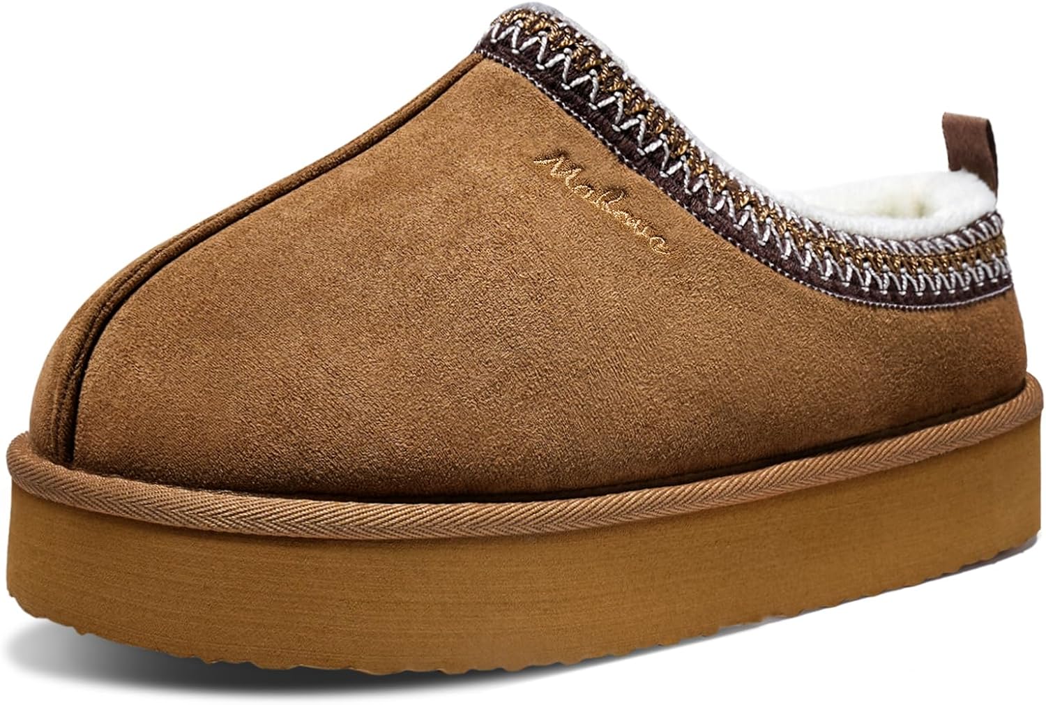 Slippers Womens Memory Foam Suede Slippers Ladies Lightweight Platform Winter Warm Outdoor Slippers Boots Indoor Shoes