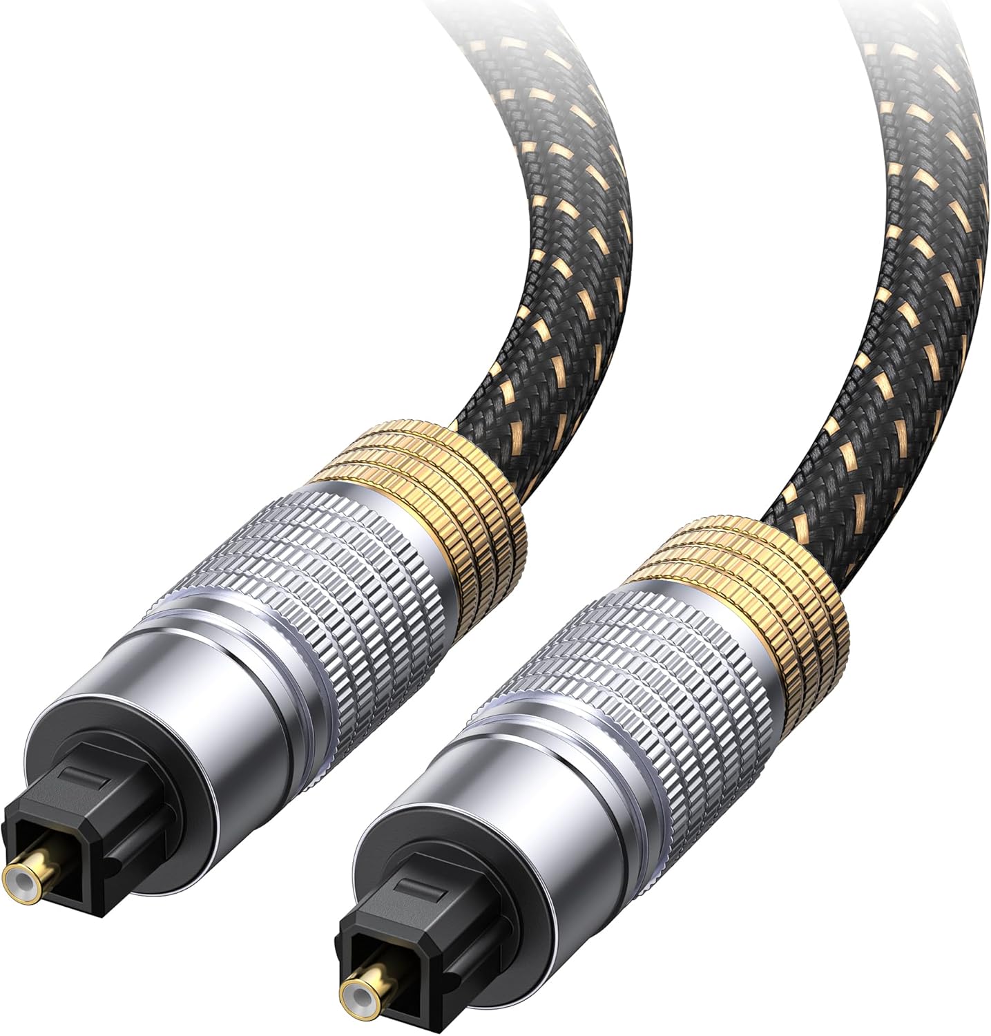 Cable Matters Premium Optical Audio Cable 6ft (Toslink Optical Cable for Soundbar, Digital S/PDIF Cord) - Ideal for Hi-Fi Audio with Samsung, Sonos, Sony, Bose Soundbars, 6 Feet