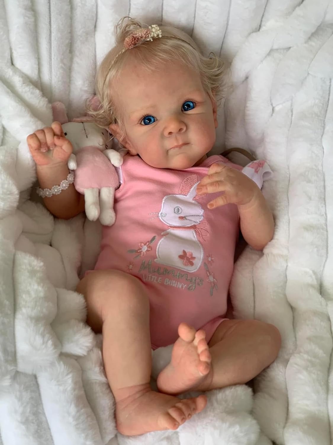 iCradle Reborn Baby Dolls 18Inch Realistic Baby Doll Silicone Dolls Toy for Kids Age 3+