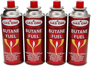 GasOne Butane Fuel Canister (4pack)