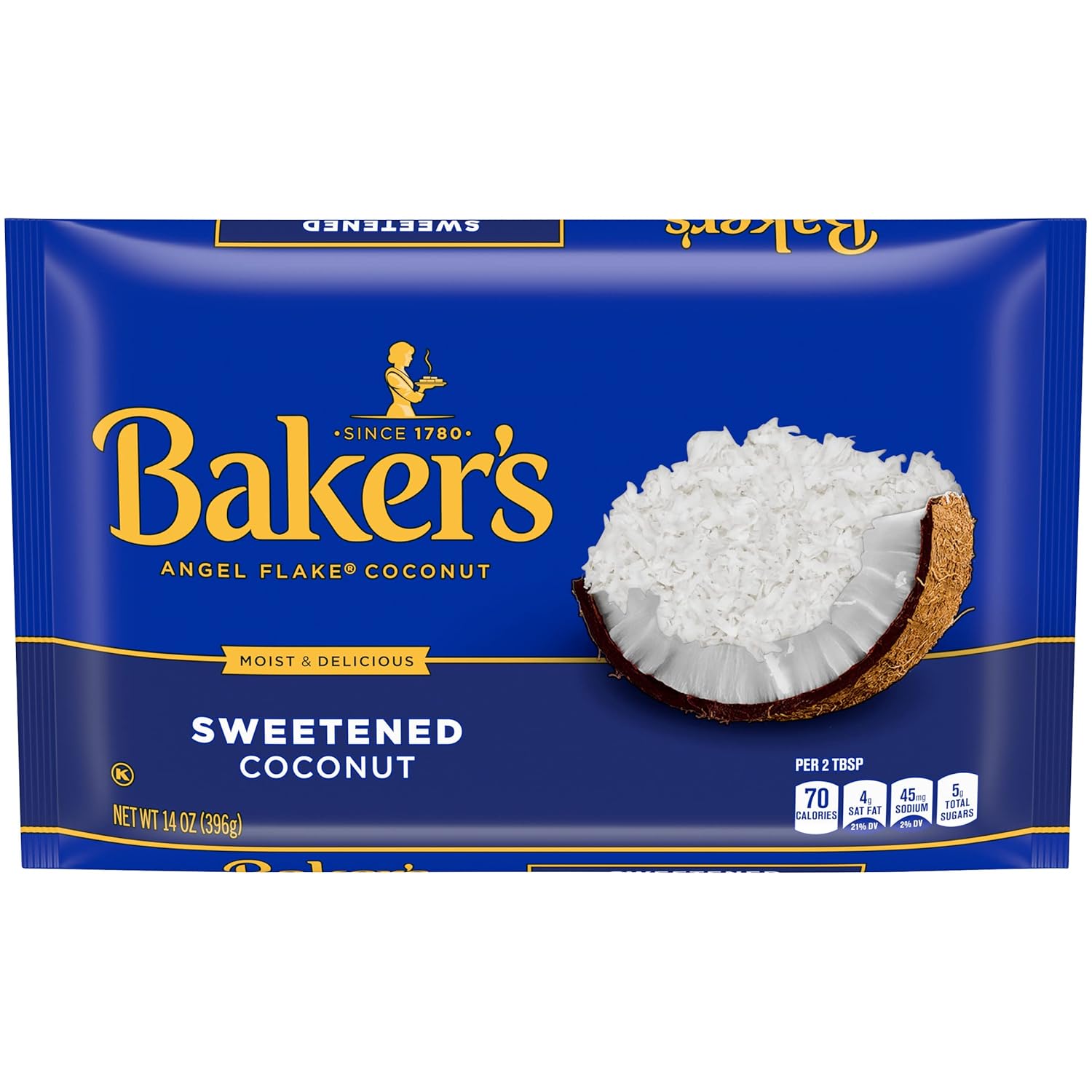Baker’s Sweetened Angel Flake Coconut, 14 oz Bag