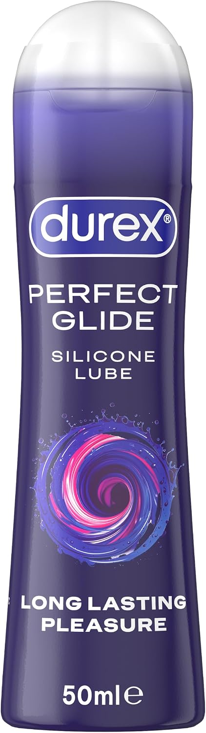 Durex Perfect Glide 50ml, Silicone-Based Lube, Long Lasting Lubricant