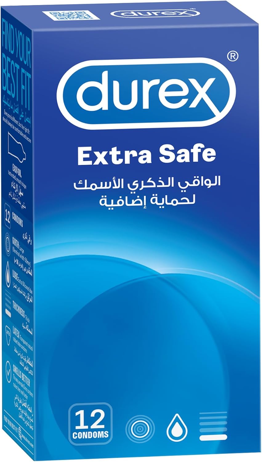 Durex Extra Safe Condoms - Pack of 12