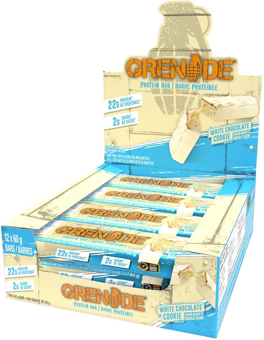 GRENADE CARB KILLA BAR White Chocolate Cookie 12x60gm