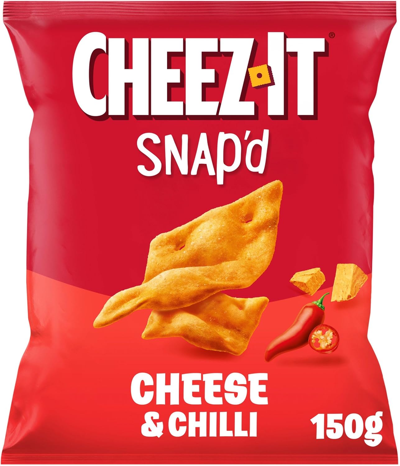 Cheez-It Snap'd Cheese & Chilli Baked Snacks 150g