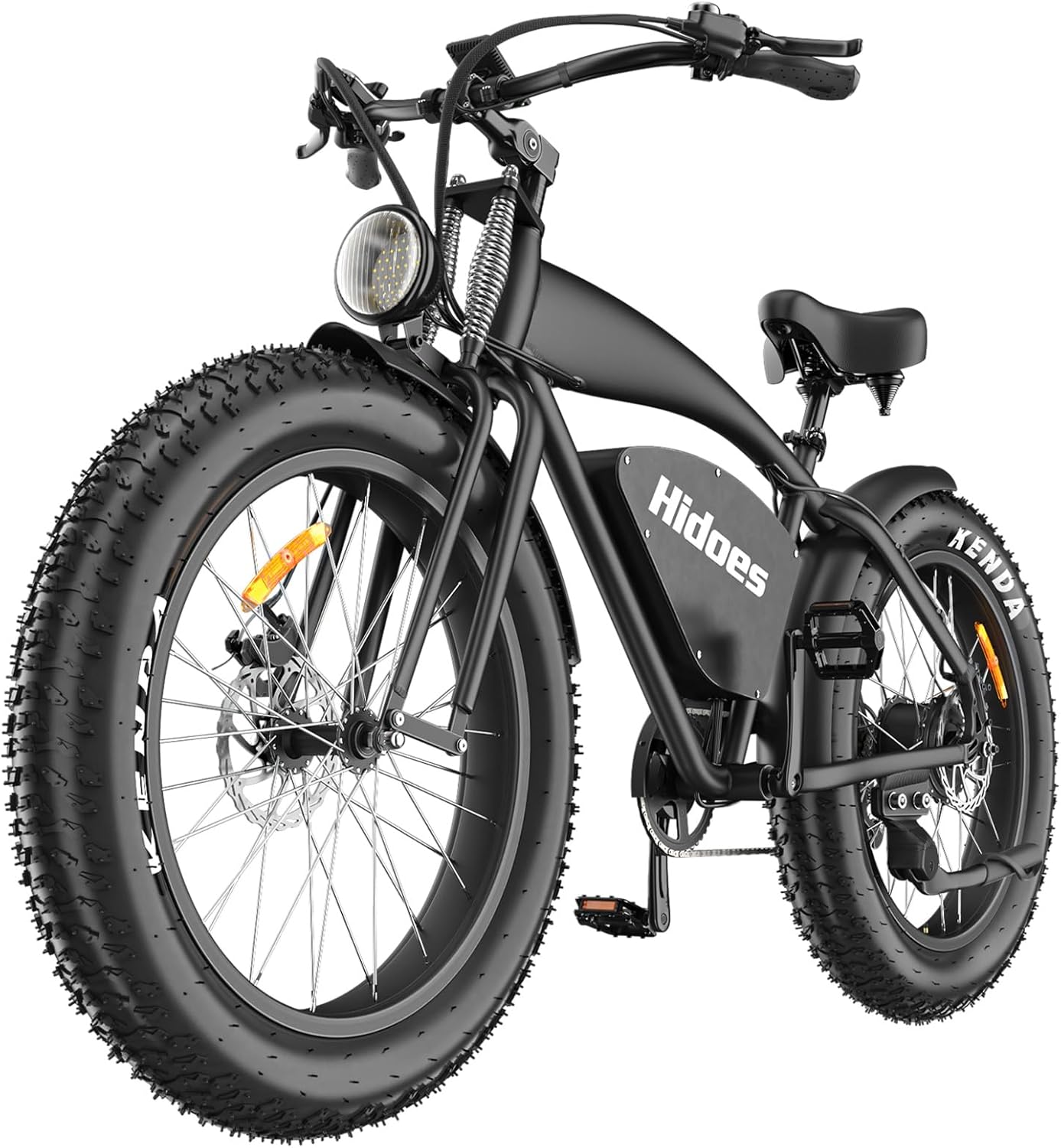 Hidoes B3 Electric Bike，26" Electric Dirt Bike Adult with 48V 18.2AH Removable Lithium Battery, Professional 7 Speed 250W Ebike with Dual Shock Absorbers & Hydraulic Disc Brake Urban Adventures
