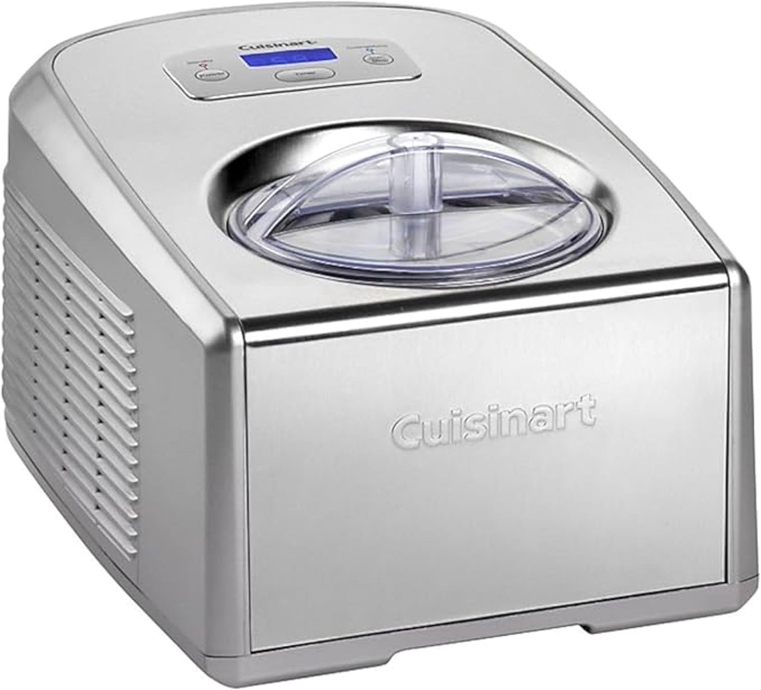 Cuisinart Ice Cream and Gelato Maker | Makes Ice Cream, Gelato, Sorbet, Frozen Yoghurt in 40 Mins | Homemade desserts | Easy to use at home | No Need to Pre-Freeze Bowl | Stainless Steel | ICE100BCU