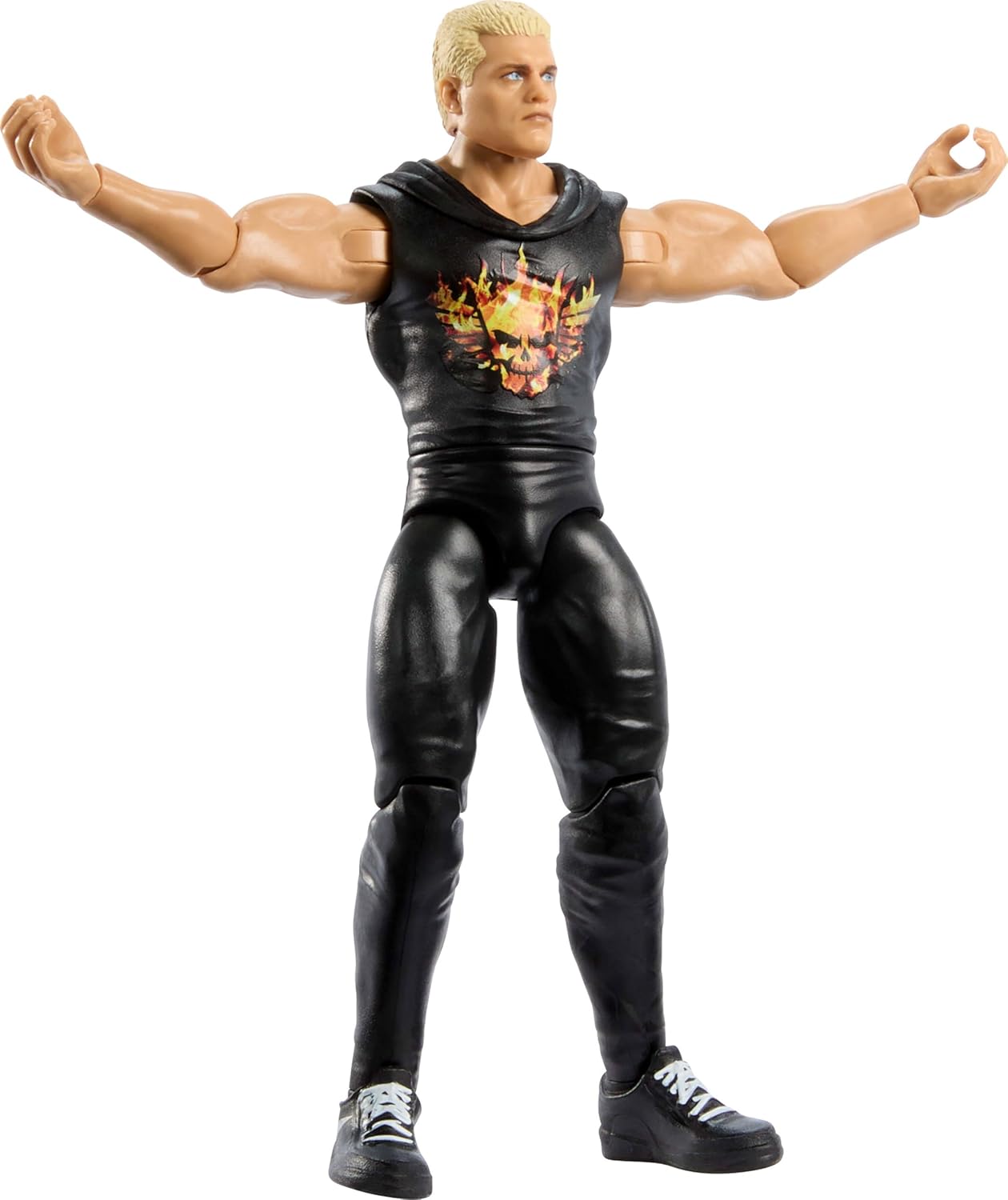 Mattel WWE Top Picks Action Figure, 6-inch Collectible Cody Rhodes “The American Nightmare” with 14 Articulation Points & Life-Like Look