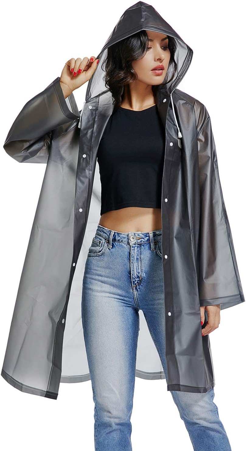 UNIQUEBELLA Travel Raincoat Rain Jacket