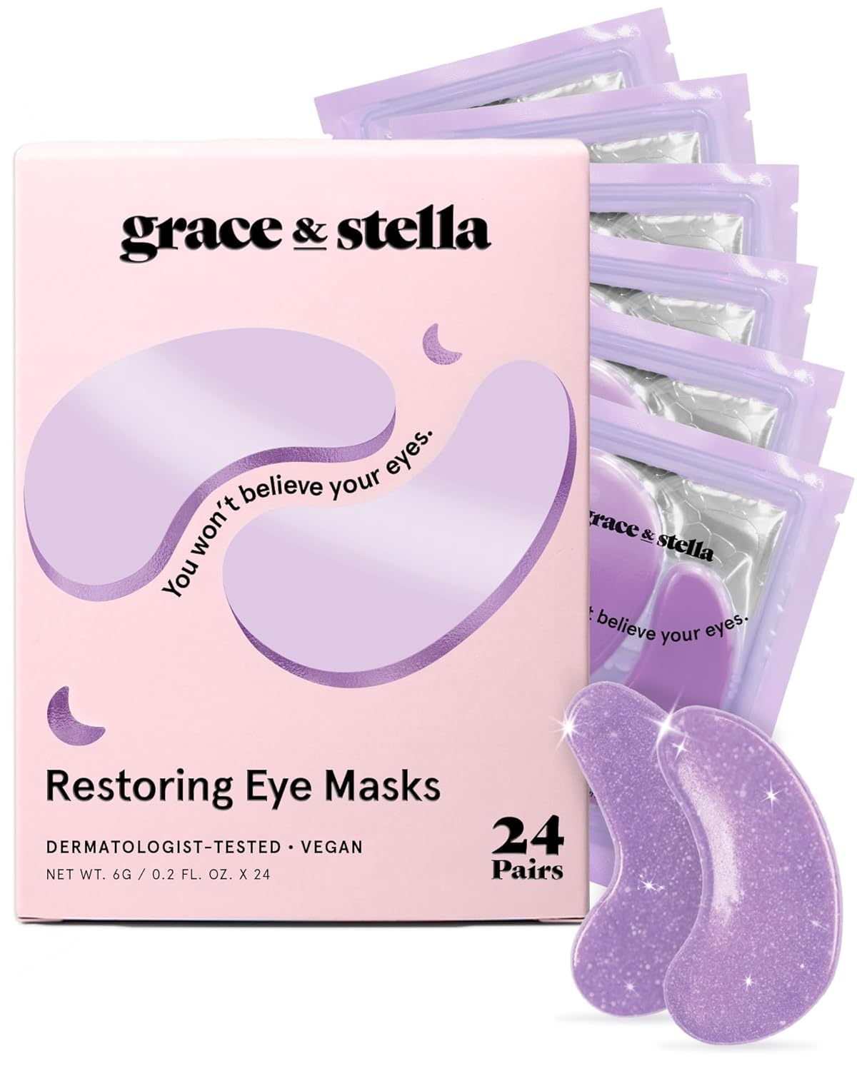 grace & stella Retinol Under Eye Patches for Puffy Eyes
