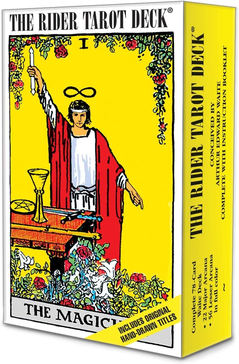 The Rider Tarot Deck Original Rider-Waite with Instruction Booklet by U.S. Games Systems