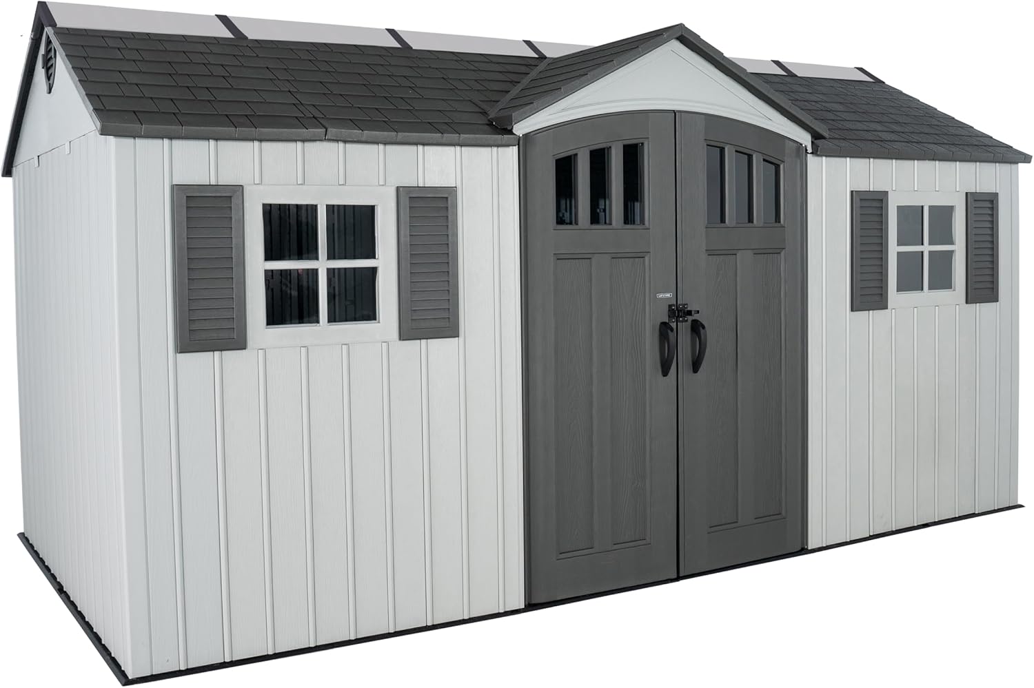 Lifetime Outdoor Storage Shed, 15 x 8 Foot, Gray