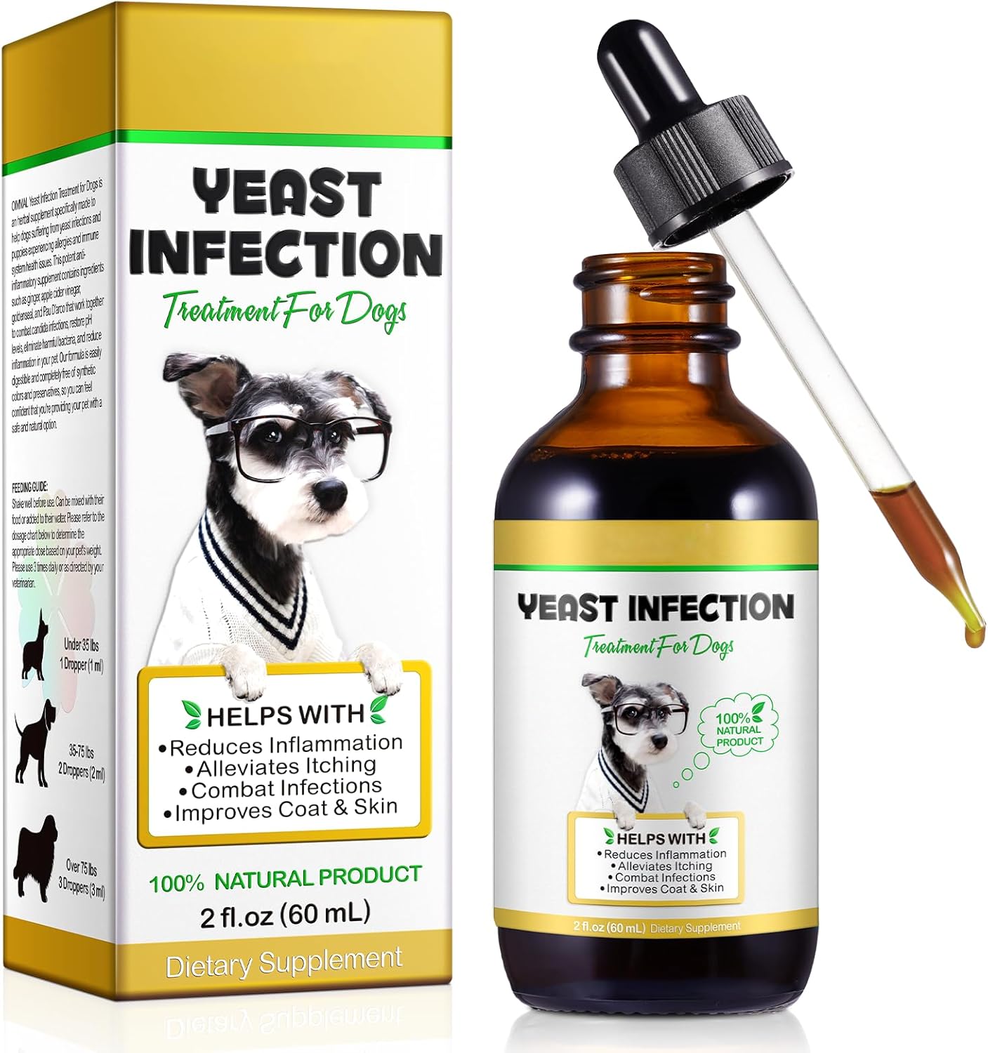 Yeast Infection Treatment for Dogs 60ml