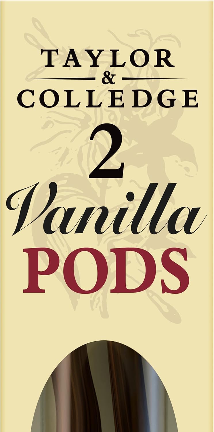Taylor & Colledge Organic Vanilla Beans 2 Whole Pods, 4g