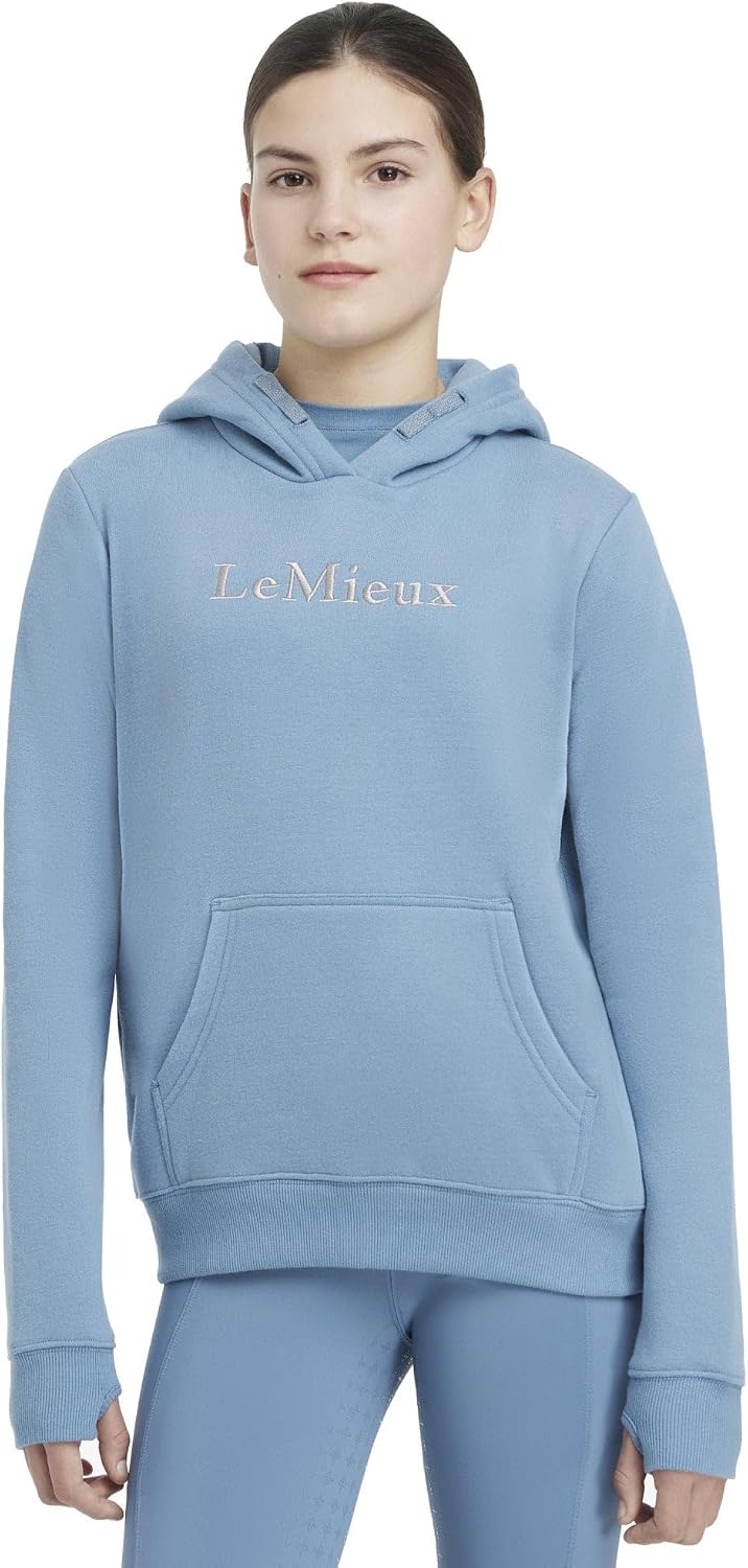 LeMieux Young Rider Classique Hoodie - Childrens Relaxed Fit - Super Soft - Kids Long Sleeve Lightweight Horse Riding Sweater
