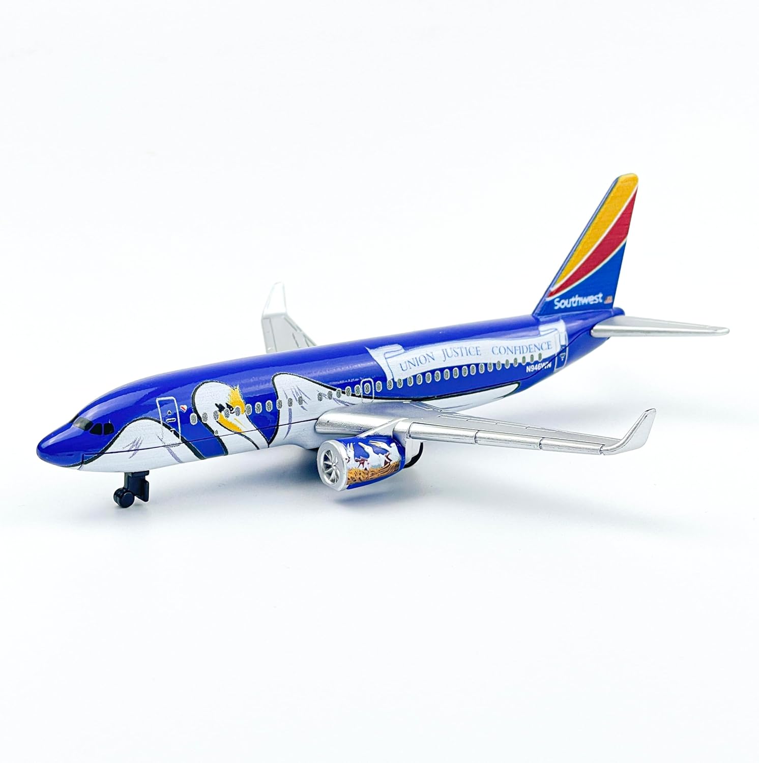 Southwest N946WN Airplane Model, Swan Aircraft Livery Die-cast Metal Planes with Plastic Parts, Suitable for Collection and Gifts