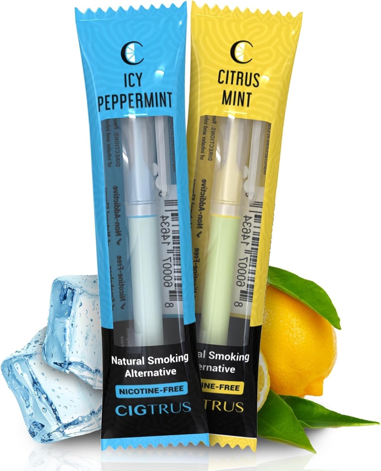 Cigtrus Cigtrus Smokeless Air Inhaler, Smoking Alternative, Tobacco-Free, Nicotine-Free & Non-Electric, Oral Fixation Relief - Pack of 2
