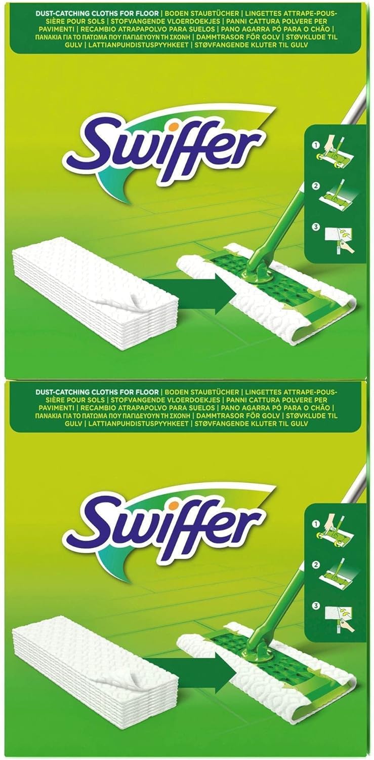 Swiffer Anti-Dust Cloths, Pack of 80, White