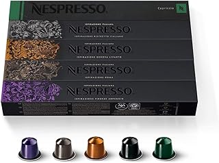 Nespresso Capsules Original Line, Ispirazione Espresso Variety Pack, Medium Roast Espresso Coffee, 100 Count Coffee Pods