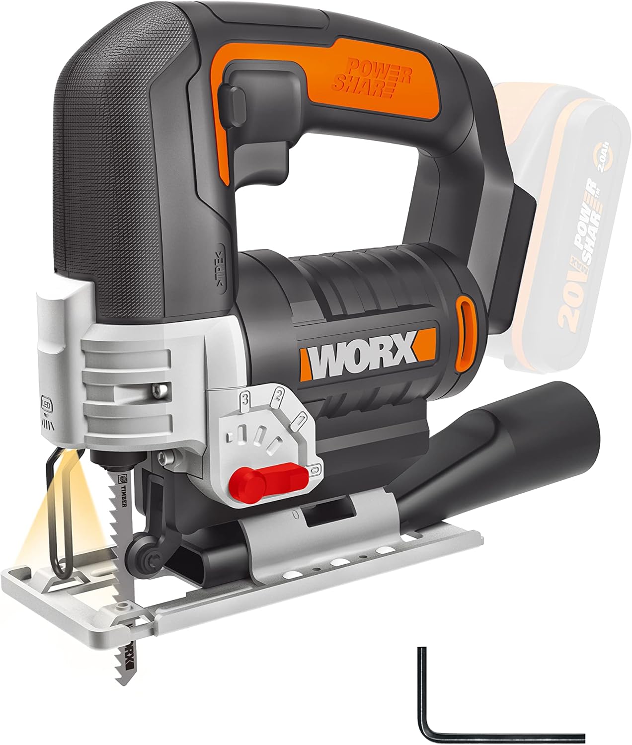 Worx WX 543.9 Reciprocating Saw