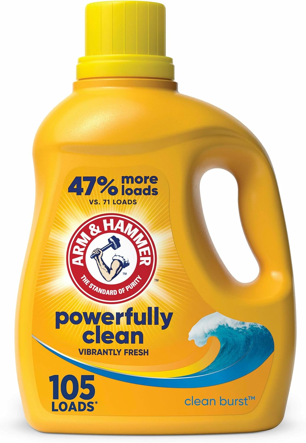 ARM & HAMMER Clean Burst, 105 Loads Liquid Laundry Detergent, 105 fl oz