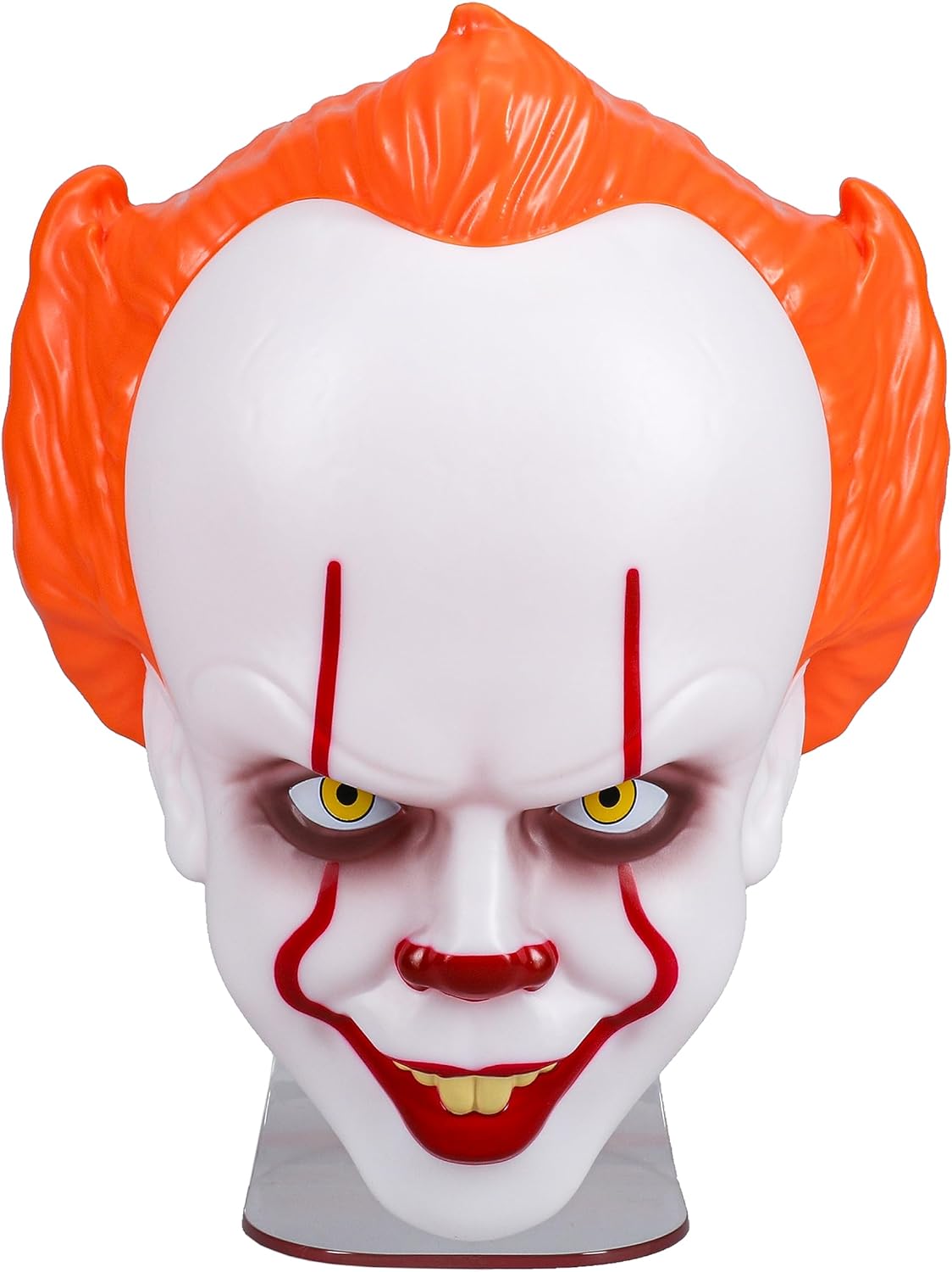 Pennywise Mask Light - Officially Licensed IT Mood Lamp, Wall Mounted or Free Standing, Spooky Halloween Decor, Gift for Horror Film Fans, USB Cable Included - 18cm | Paladone