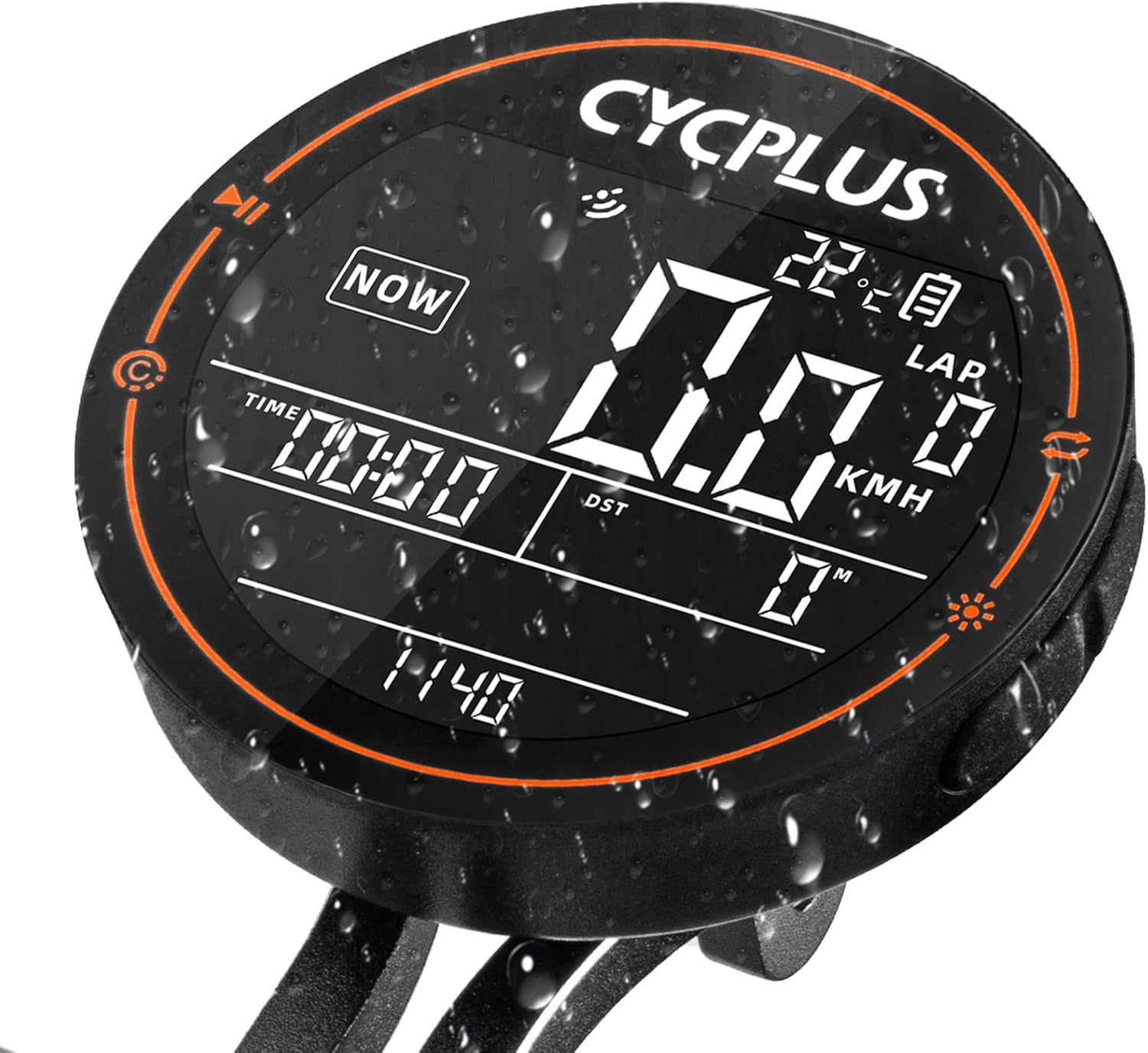 ROCKBROS Bike Computer Wireless GPS Accurate Bike Speedometer with Bluetooth Mini Cycling Computer IPX6 Waterproof ANT+ Bicycle Odometer with Automatic Backlight 2.5" LCD Screen and Larger Battery