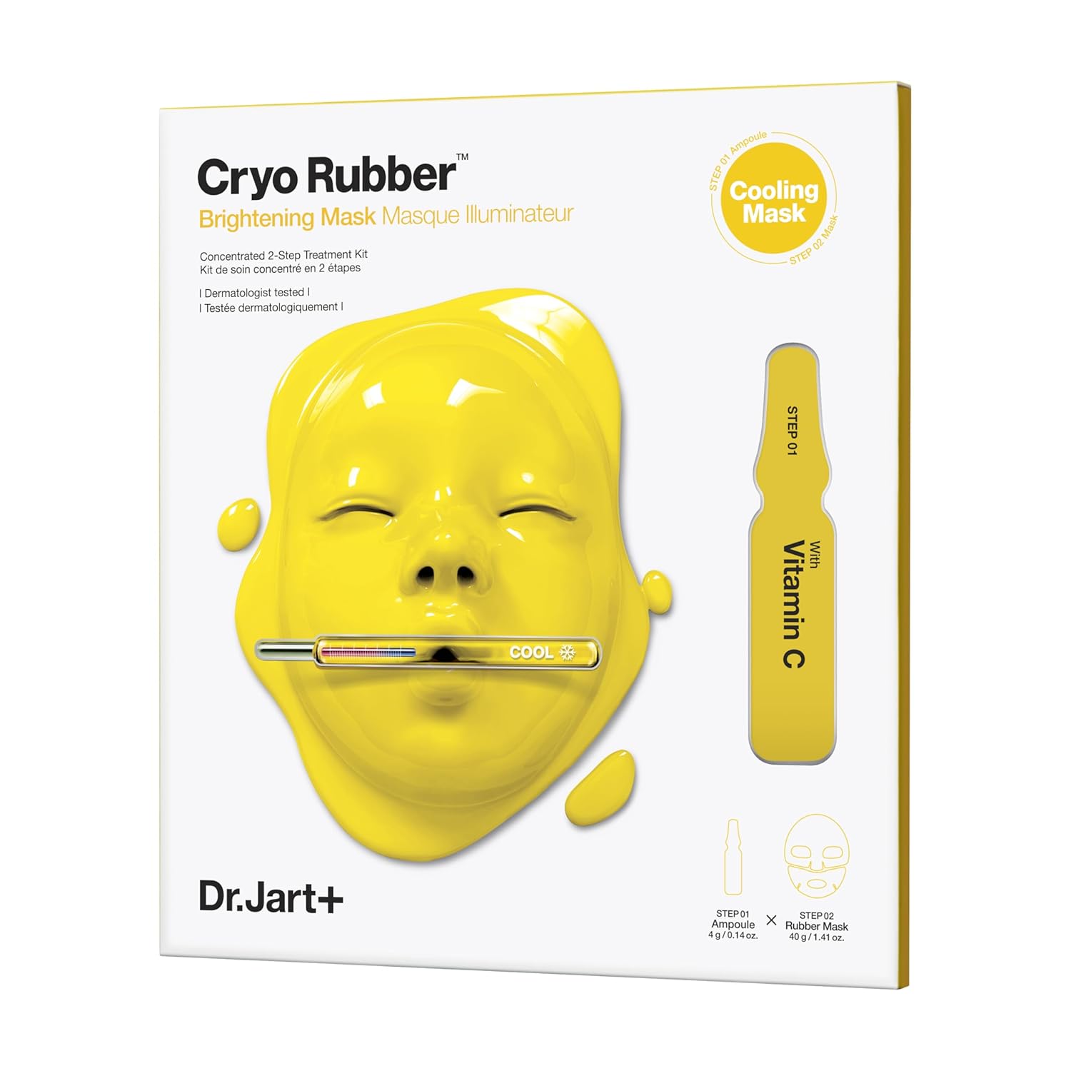 Dr.Jart+ Cryo Rubber Brightening Face Mask with Niacinamide| Korean Skin Care