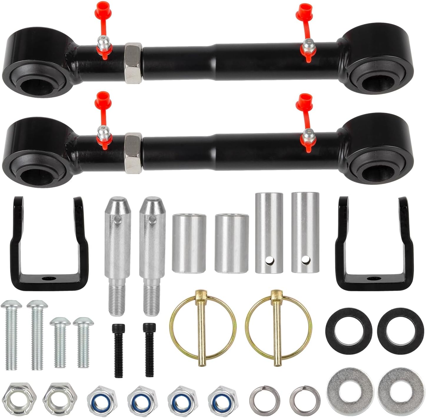 RANSOTO Front Sway Bar Links Compatible with 1998-2006 Jeep Wrangler TJ Cherokee 1984-2001 Jeep Wrangler XJ 2.5"-6" Lift Quick Disconnect System