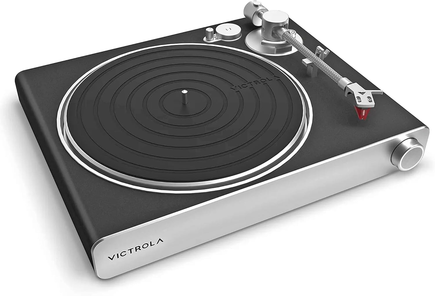 Victrola Stream Carbon Turntable - 33-1/3 & 45 RPM Vinyl Record Player, Works with Sonos Wirelessly, High Precision Magnetic Cartridge, Semi-Automatic, Multiple Connections