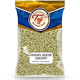 TAJ Fennel Seeds (Saunf), Whole Saunf, 14 Ounce