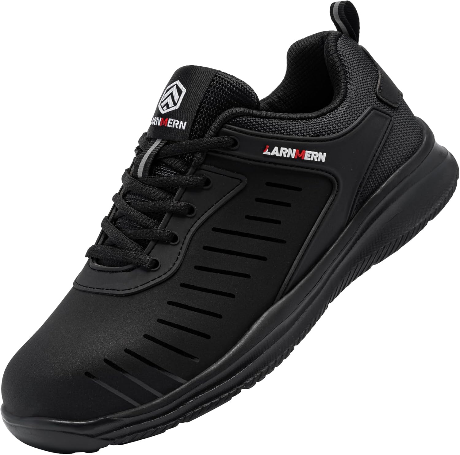 LARNMERN Safety Trainers Steel Toe Cap Trainers Men Women Puncture Proof Safety Shoes Comfortable Work Shoes Lightweight Breathable Cushioning